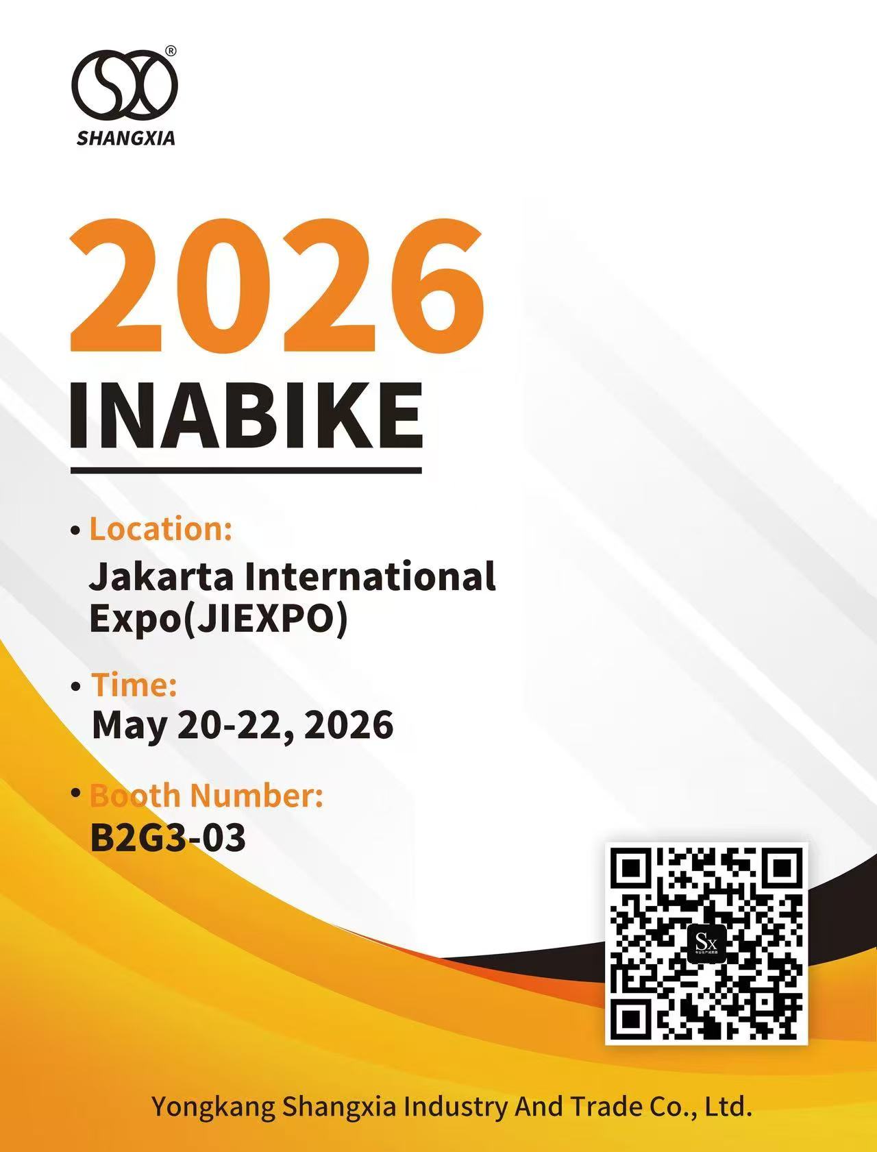 2026 Inabike Exhibition，SXJZ Motorcycle Shock Absorber приходить!